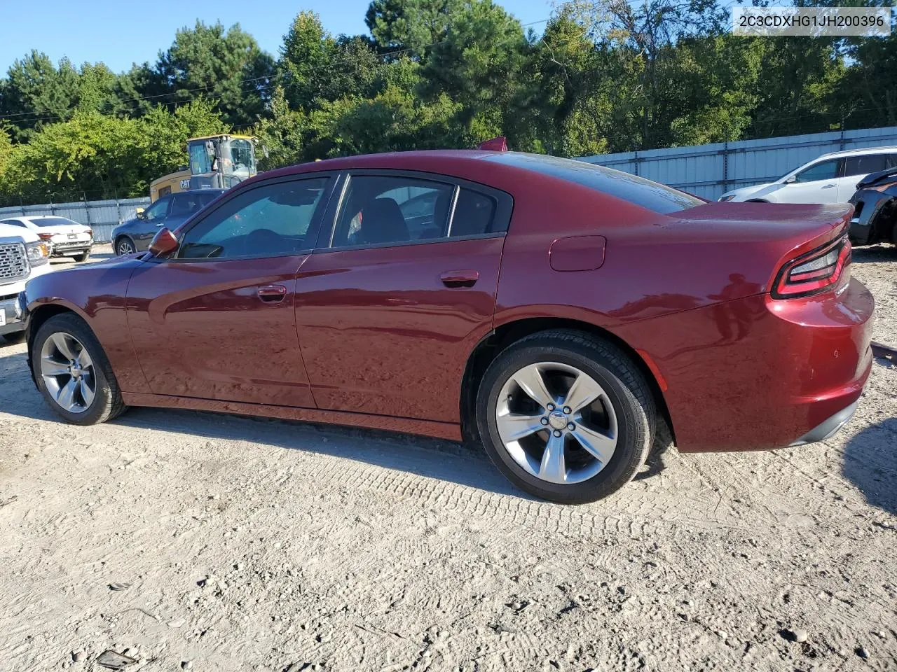 2018 Dodge Charger Sxt Plus VIN: 2C3CDXHG1JH200396 Lot: 70213884