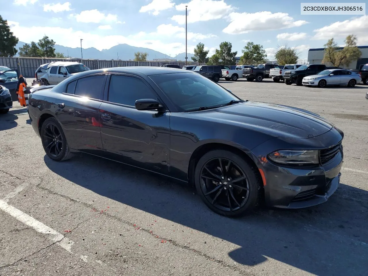 2018 Dodge Charger Sxt VIN: 2C3CDXBGXJH306516 Lot: 70305374