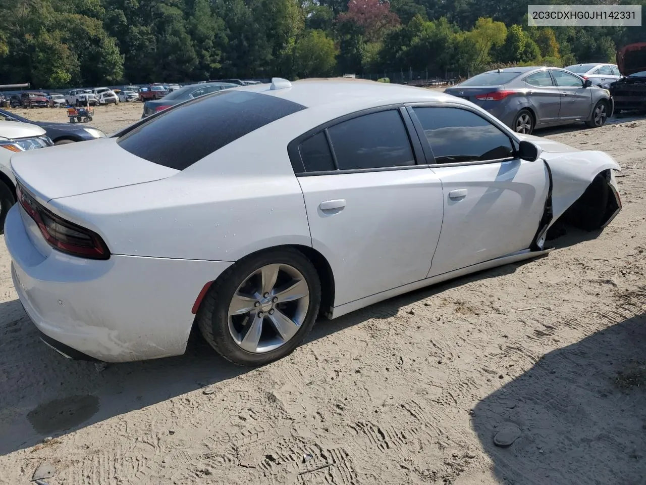 2018 Dodge Charger Sxt Plus VIN: 2C3CDXHG0JH142331 Lot: 70376804