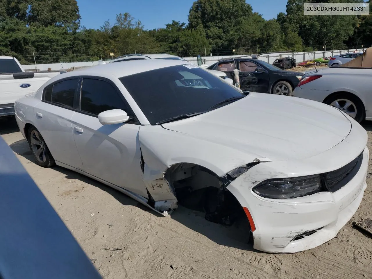 2018 Dodge Charger Sxt Plus VIN: 2C3CDXHG0JH142331 Lot: 70376804