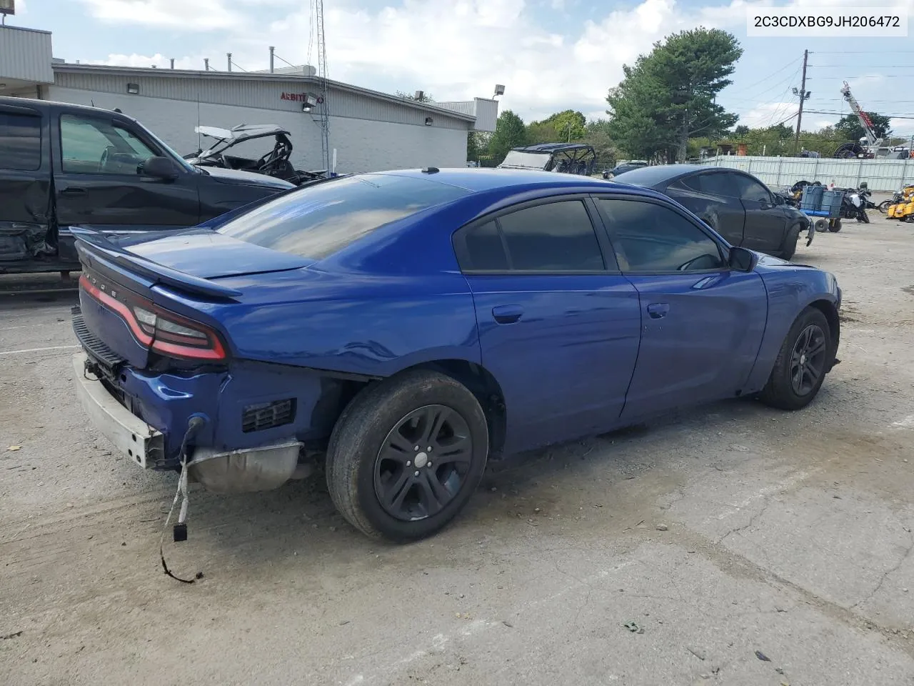 2018 Dodge Charger Sxt VIN: 2C3CDXBG9JH206472 Lot: 70423404