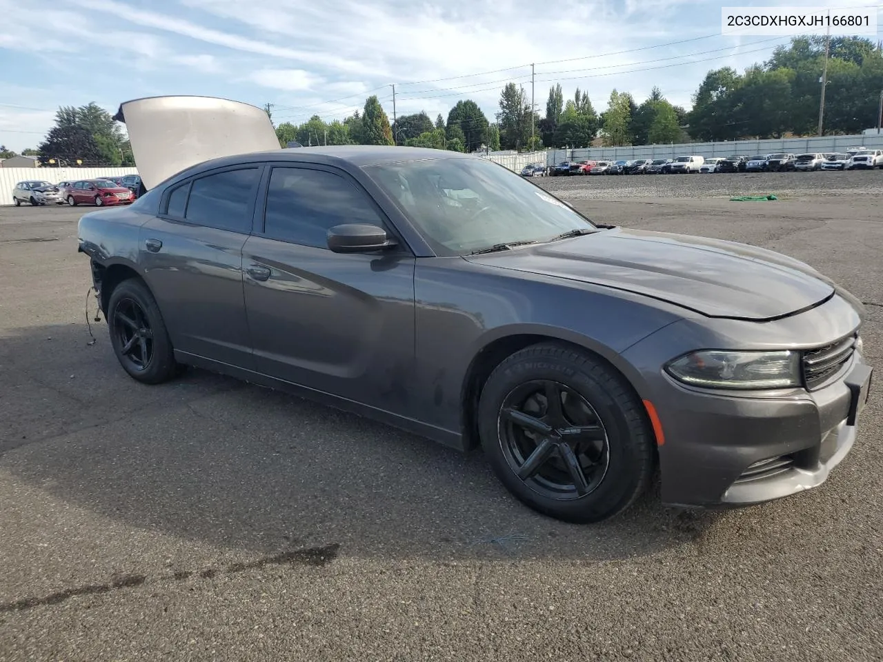 2018 Dodge Charger Sxt Plus VIN: 2C3CDXHGXJH166801 Lot: 70536684