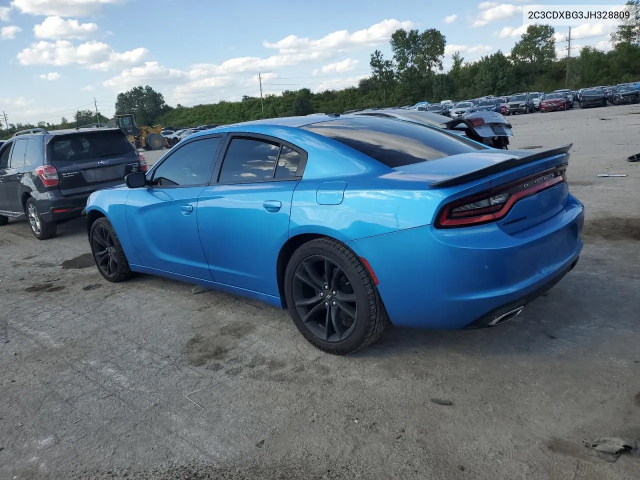 2018 Dodge Charger Sxt VIN: 2C3CDXBG3JH328809 Lot: 70670294