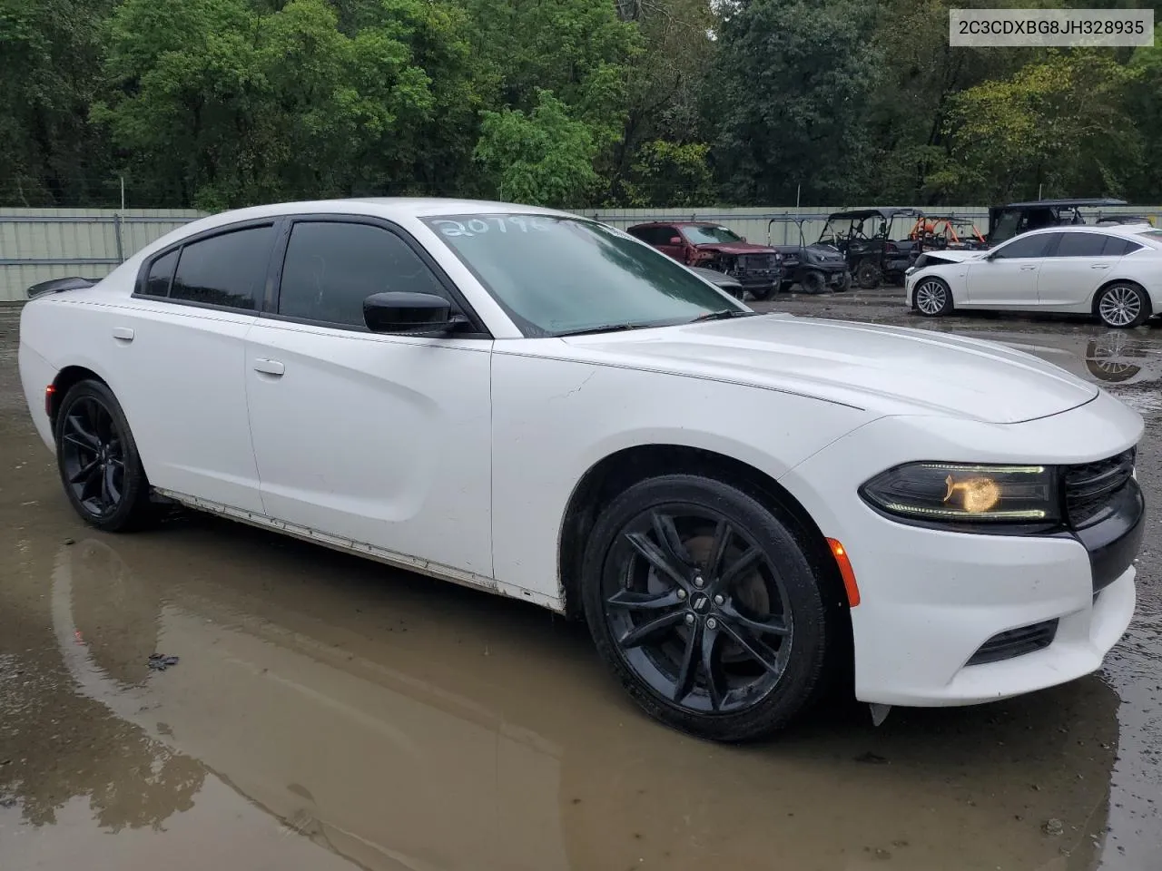 2018 Dodge Charger Sxt VIN: 2C3CDXBG8JH328935 Lot: 70699634