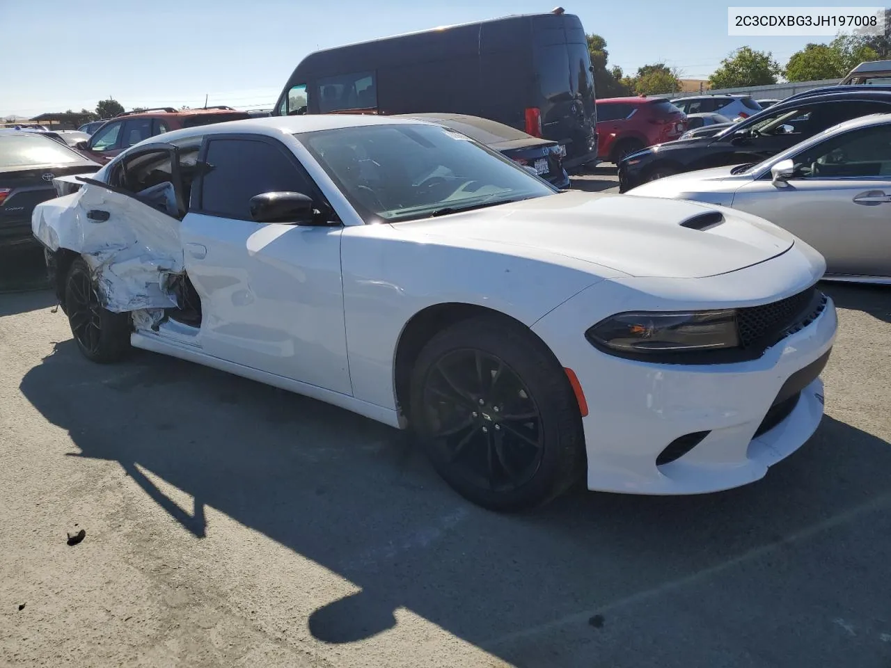 2018 Dodge Charger Sxt VIN: 2C3CDXBG3JH197008 Lot: 70936934