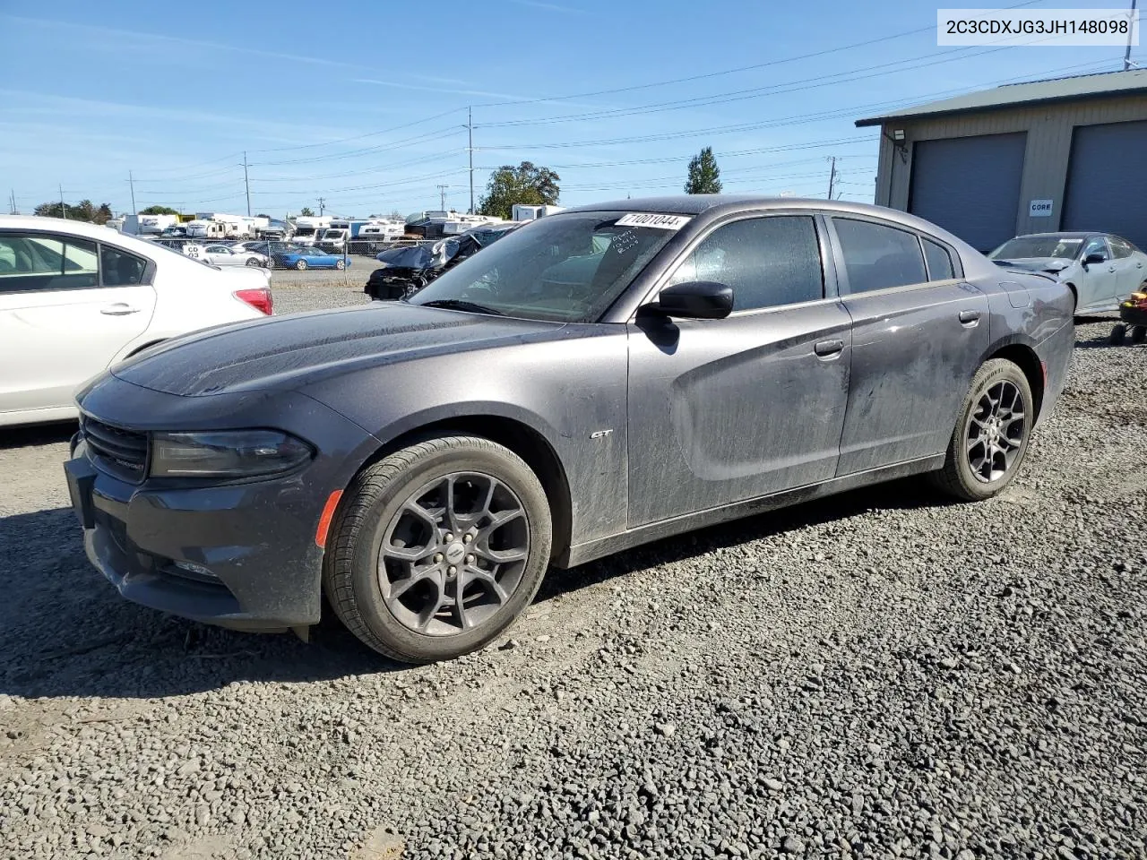 2018 Dodge Charger Gt VIN: 2C3CDXJG3JH148098 Lot: 71001044