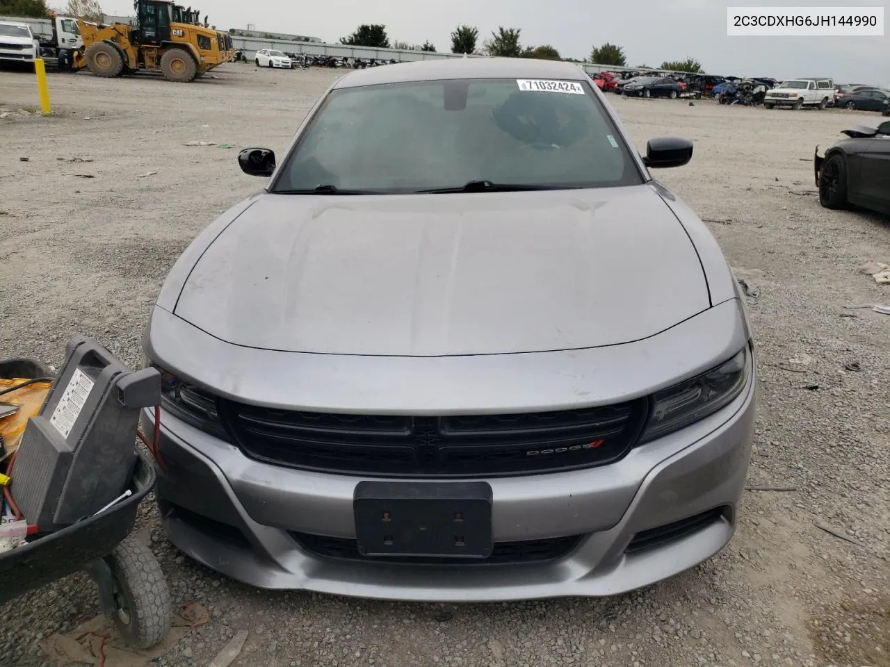 2018 Dodge Charger Sxt Plus VIN: 2C3CDXHG6JH144990 Lot: 71032424