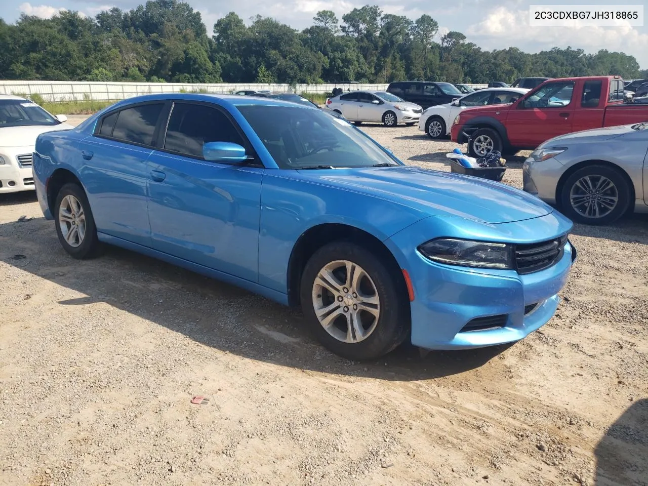 2C3CDXBG7JH318865 2018 Dodge Charger Sxt