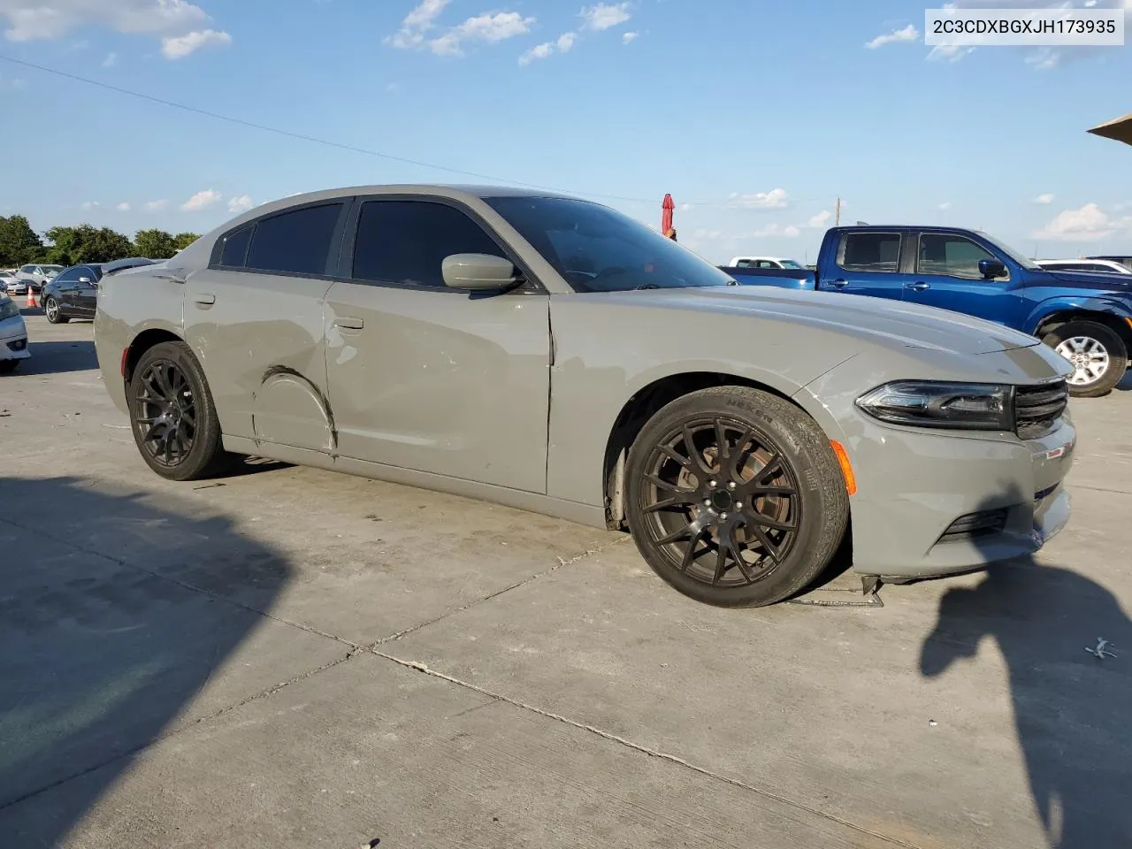 2018 Dodge Charger Sxt VIN: 2C3CDXBGXJH173935 Lot: 71399744