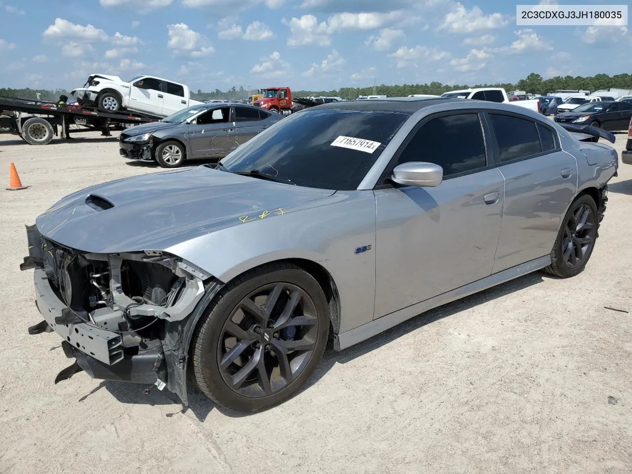 2018 Dodge Charger R/T 392 VIN: 2C3CDXGJ3JH180035 Lot: 71657914