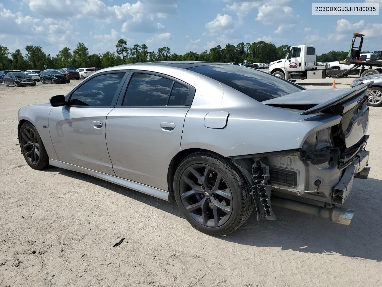 2018 Dodge Charger R/T 392 VIN: 2C3CDXGJ3JH180035 Lot: 71657914