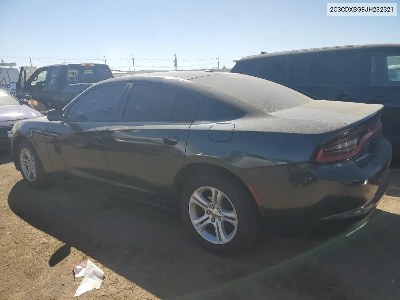 2018 Dodge Charger Sxt VIN: 2C3CDXBG8JH232321 Lot: 71702434