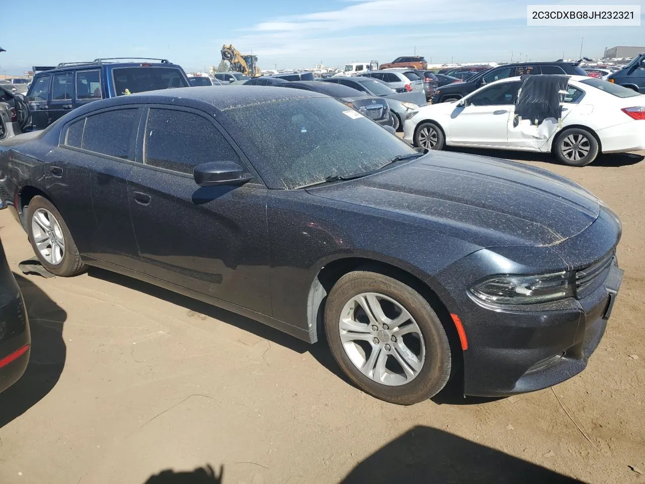 2018 Dodge Charger Sxt VIN: 2C3CDXBG8JH232321 Lot: 71702434