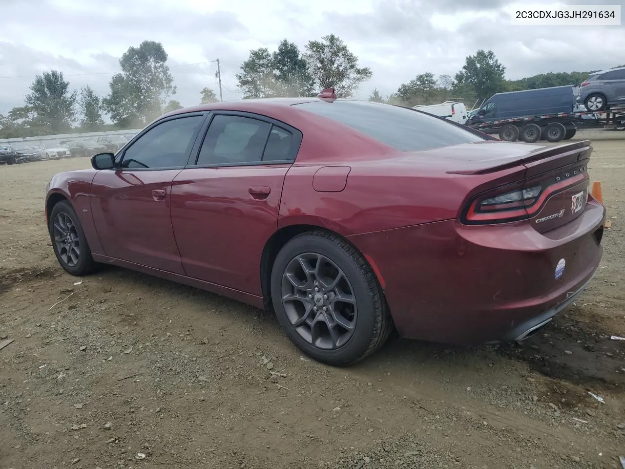 2018 Dodge Charger Gt VIN: 2C3CDXJG3JH291634 Lot: 71707624