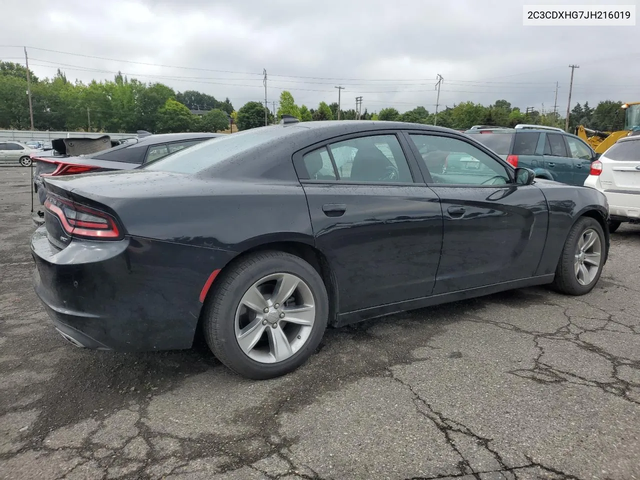 2018 Dodge Charger Sxt Plus VIN: 2C3CDXHG7JH216019 Lot: 71814414