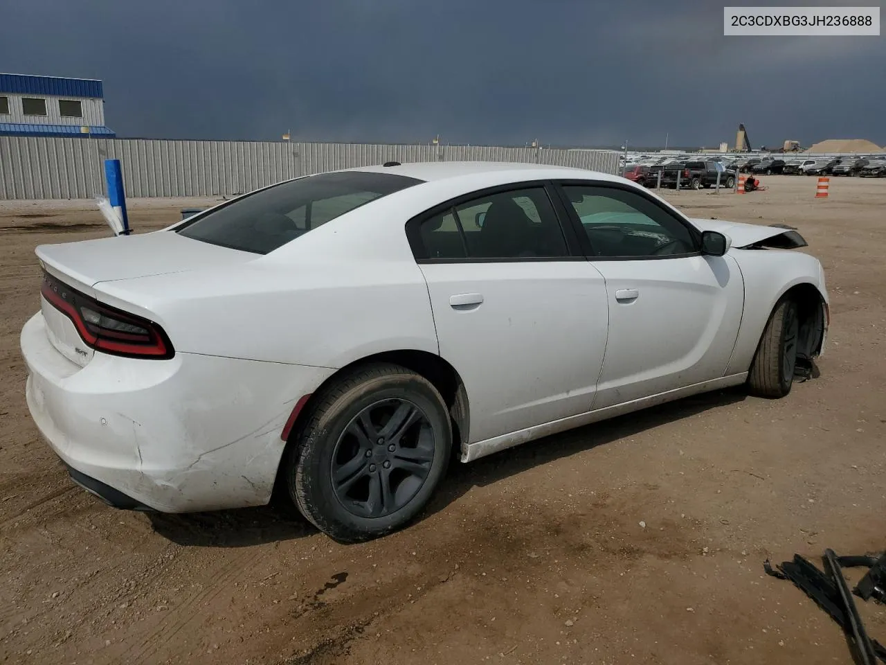 2018 Dodge Charger Sxt VIN: 2C3CDXBG3JH236888 Lot: 71833914