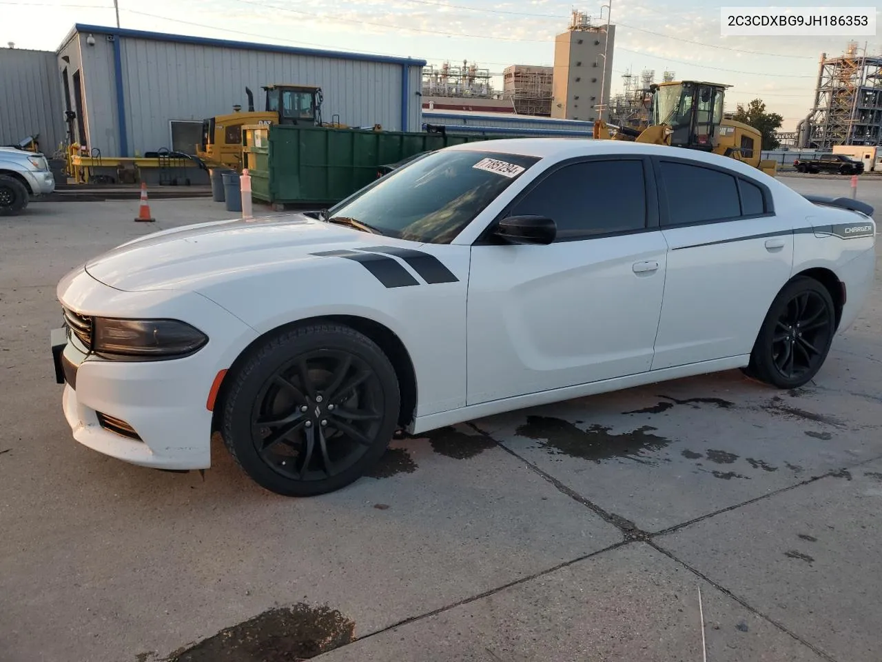 2C3CDXBG9JH186353 2018 Dodge Charger Sxt