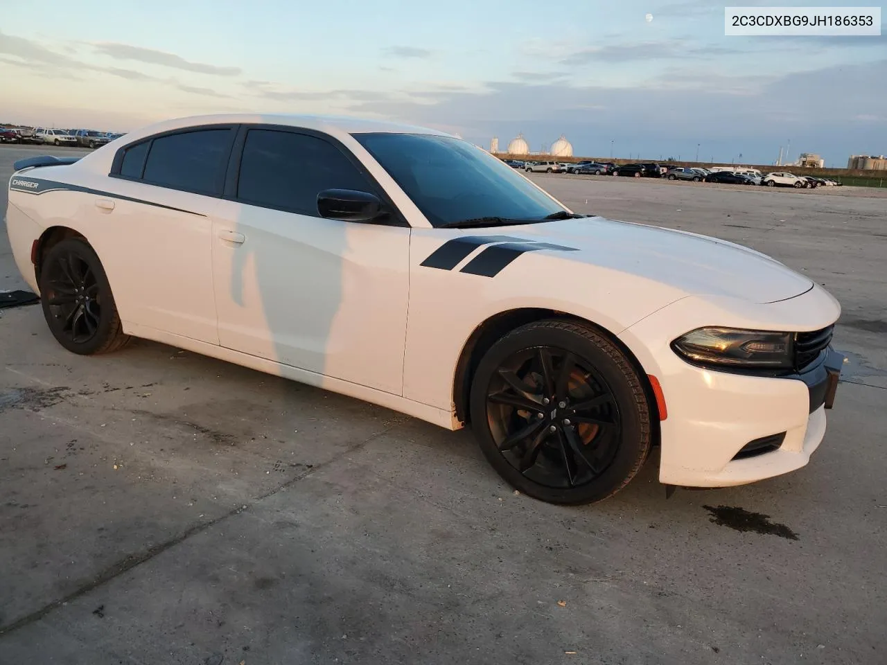 2018 Dodge Charger Sxt VIN: 2C3CDXBG9JH186353 Lot: 71851294