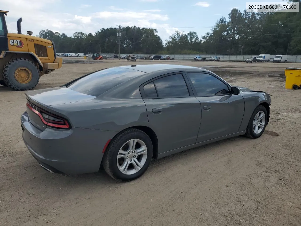 2018 Dodge Charger Sxt VIN: 2C3CDXBG8JH170600 Lot: 71943044