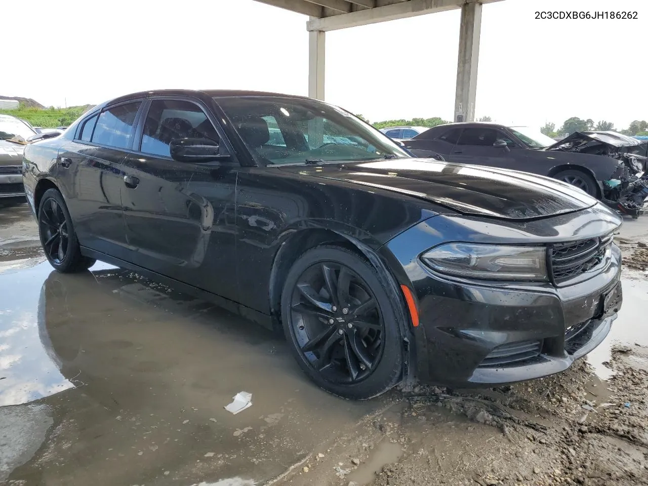 2018 Dodge Charger Sxt VIN: 2C3CDXBG6JH186262 Lot: 72051574