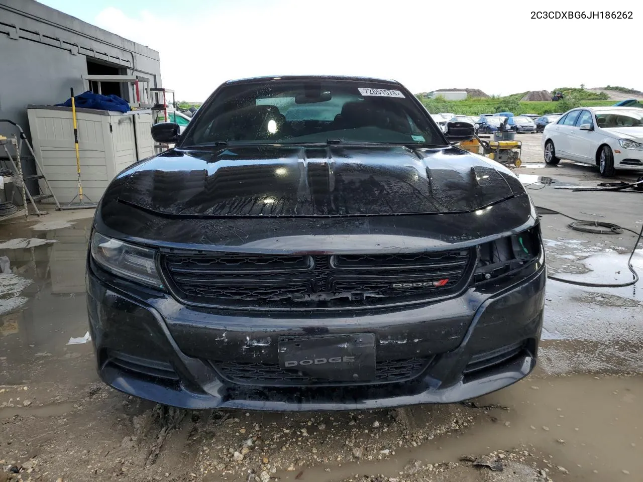 2018 Dodge Charger Sxt VIN: 2C3CDXBG6JH186262 Lot: 72051574