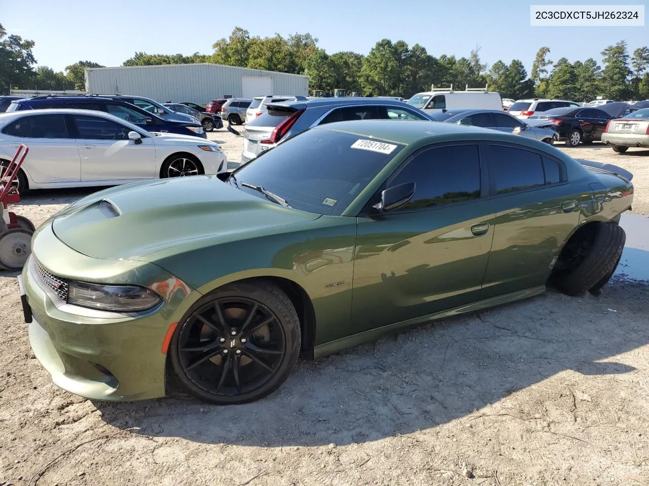 2018 Dodge Charger R/T VIN: 2C3CDXCT5JH262324 Lot: 72051704