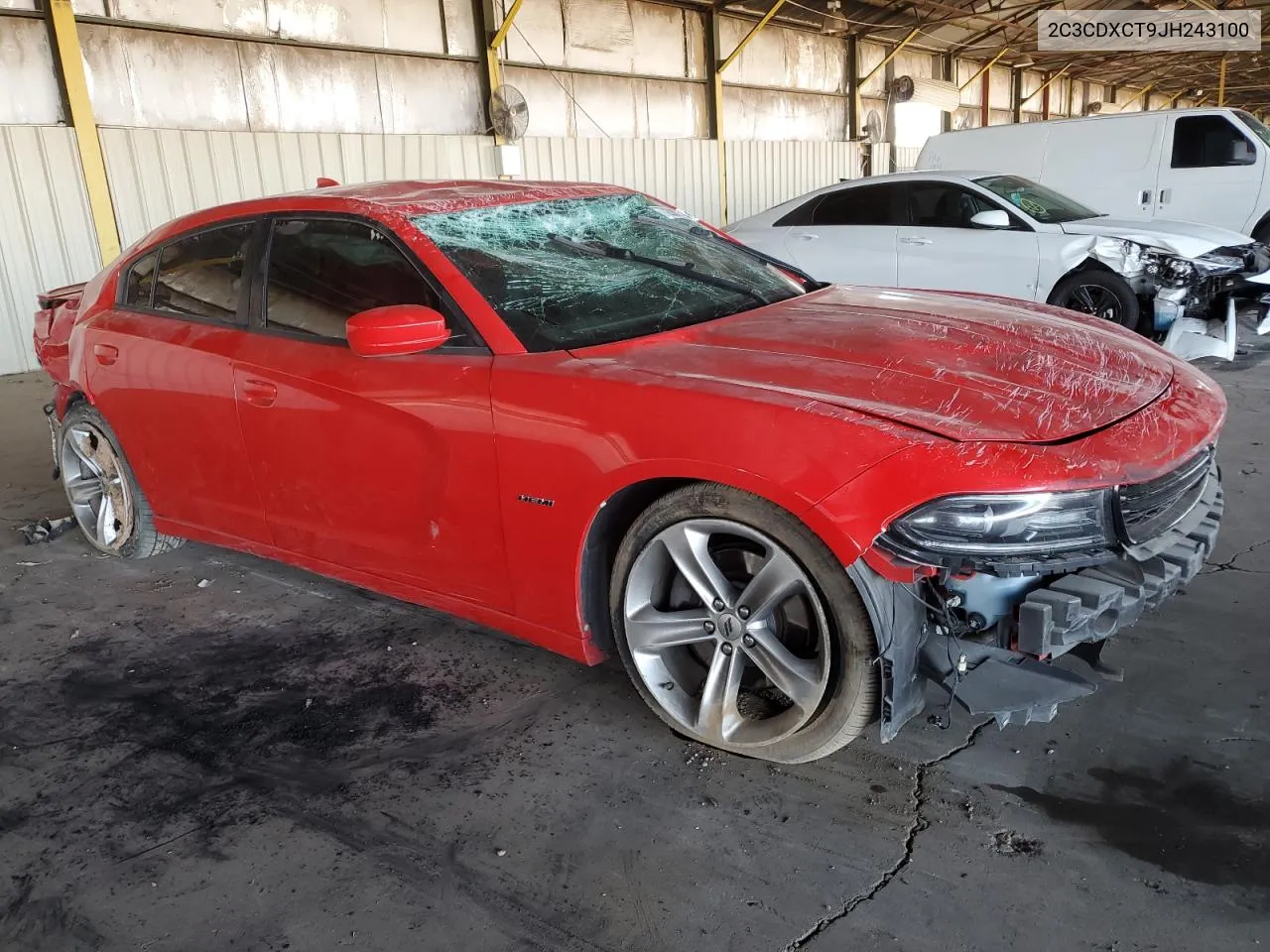 2018 Dodge Charger R/T VIN: 2C3CDXCT9JH243100 Lot: 72082774