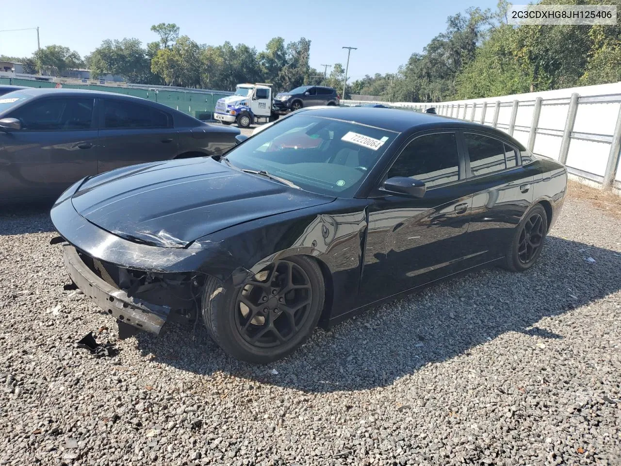 2018 Dodge Charger Sxt Plus VIN: 2C3CDXHG8JH125406 Lot: 72220064