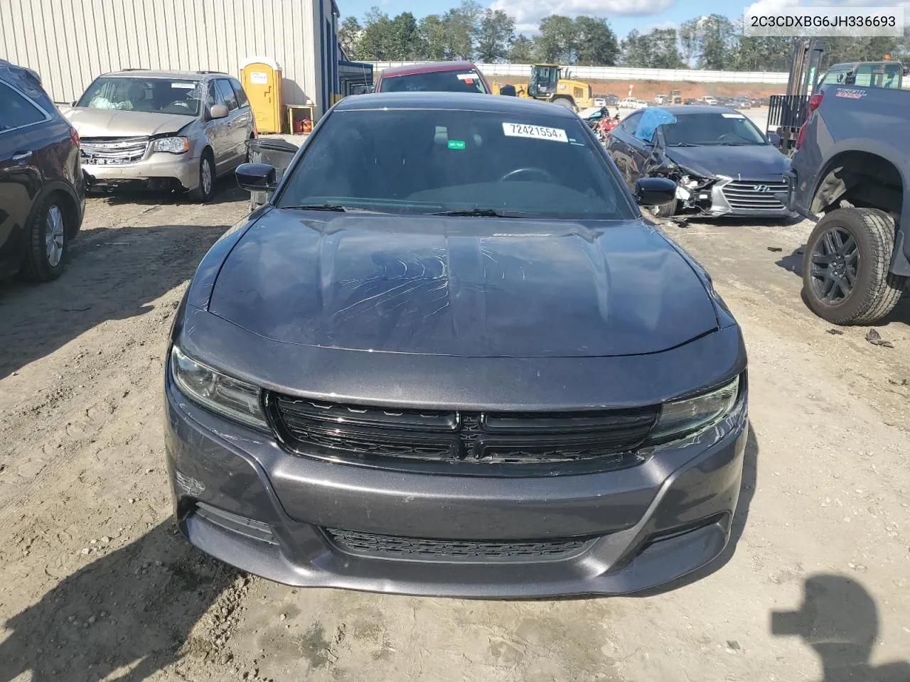 2C3CDXBG6JH336693 2018 Dodge Charger Sxt