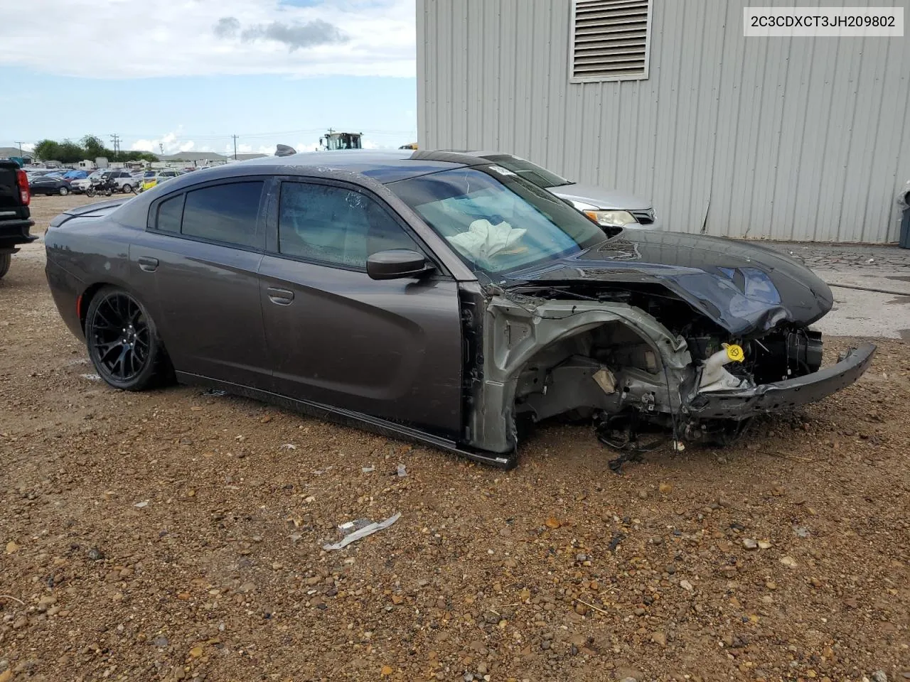 2018 Dodge Charger R/T VIN: 2C3CDXCT3JH209802 Lot: 72463414