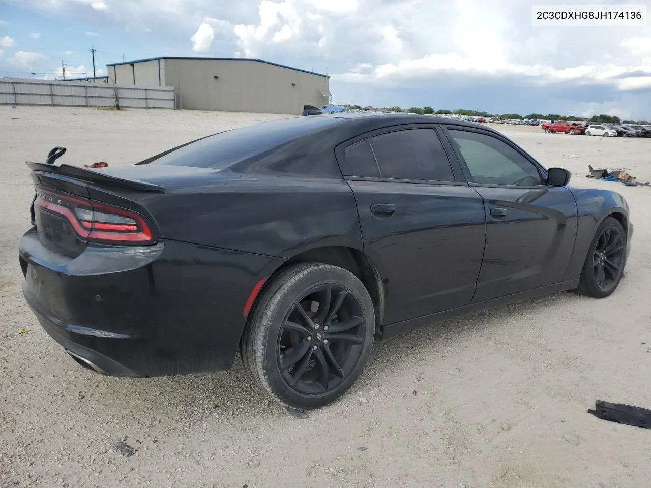 2C3CDXHG8JH174136 2018 Dodge Charger Sxt Plus