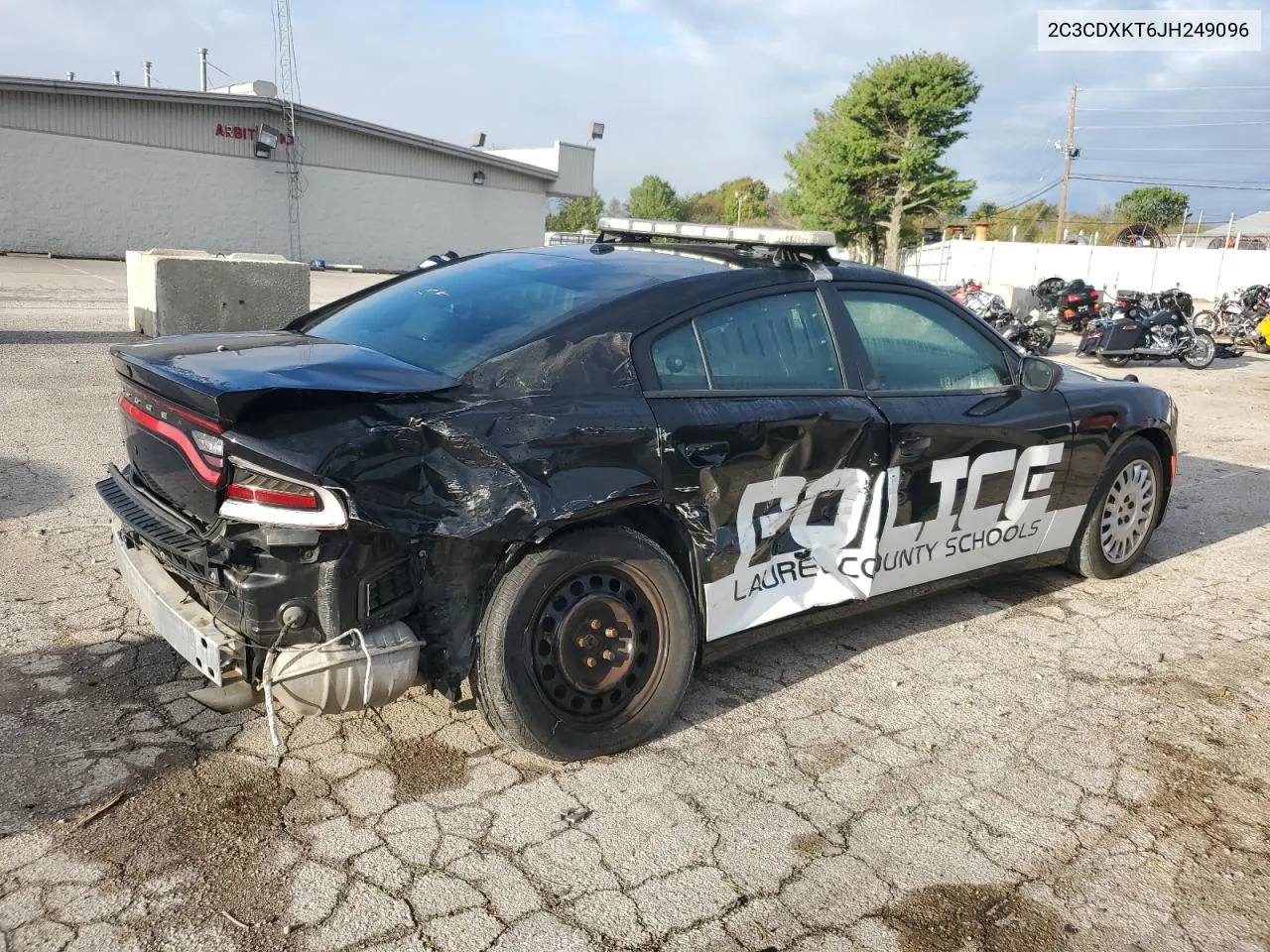 2018 Dodge Charger Police VIN: 2C3CDXKT6JH249096 Lot: 72760464