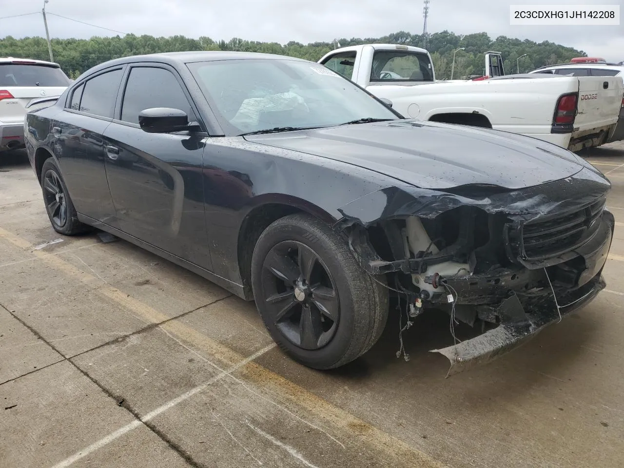 2C3CDXHG1JH142208 2018 Dodge Charger Sxt Plus