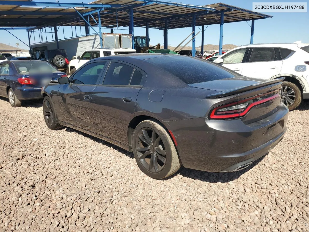 2018 Dodge Charger Sxt VIN: 2C3CDXBGXJH197488 Lot: 72854554