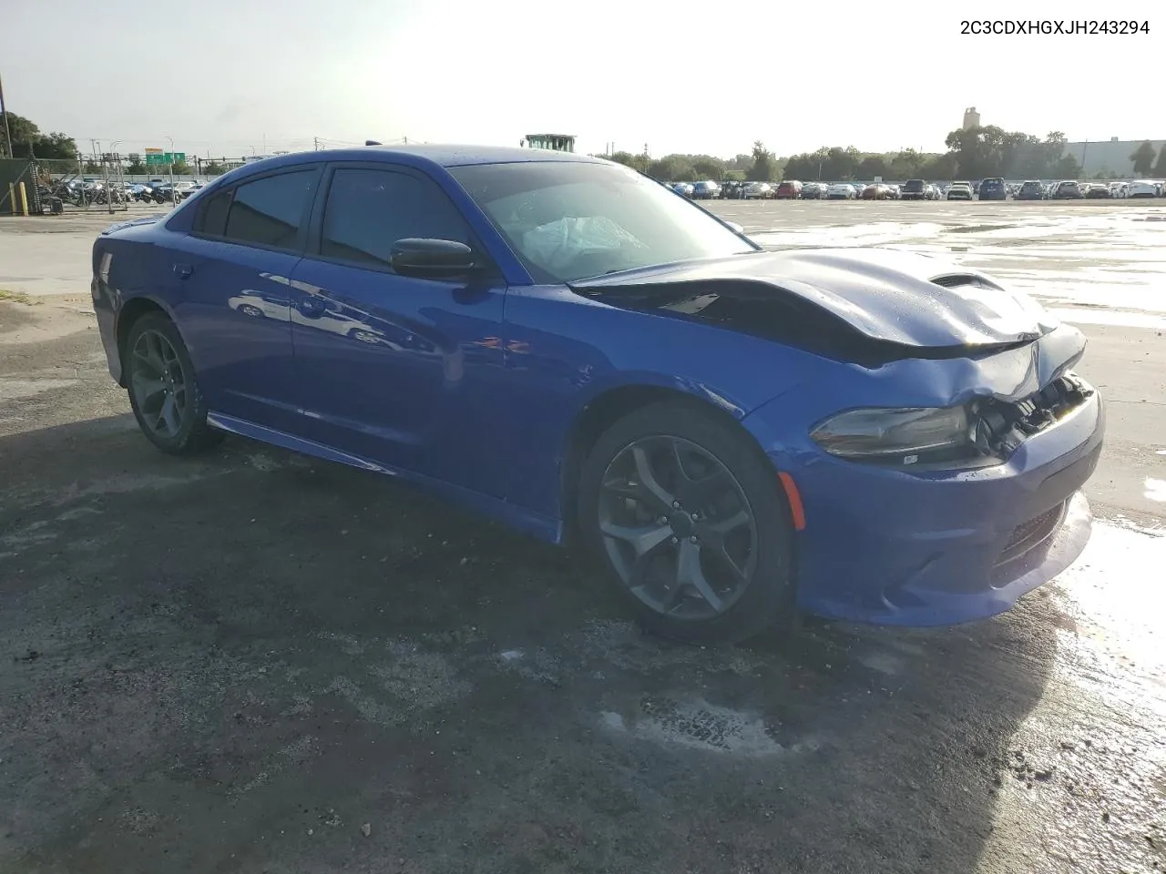 2C3CDXHGXJH243294 2018 Dodge Charger Sxt Plus