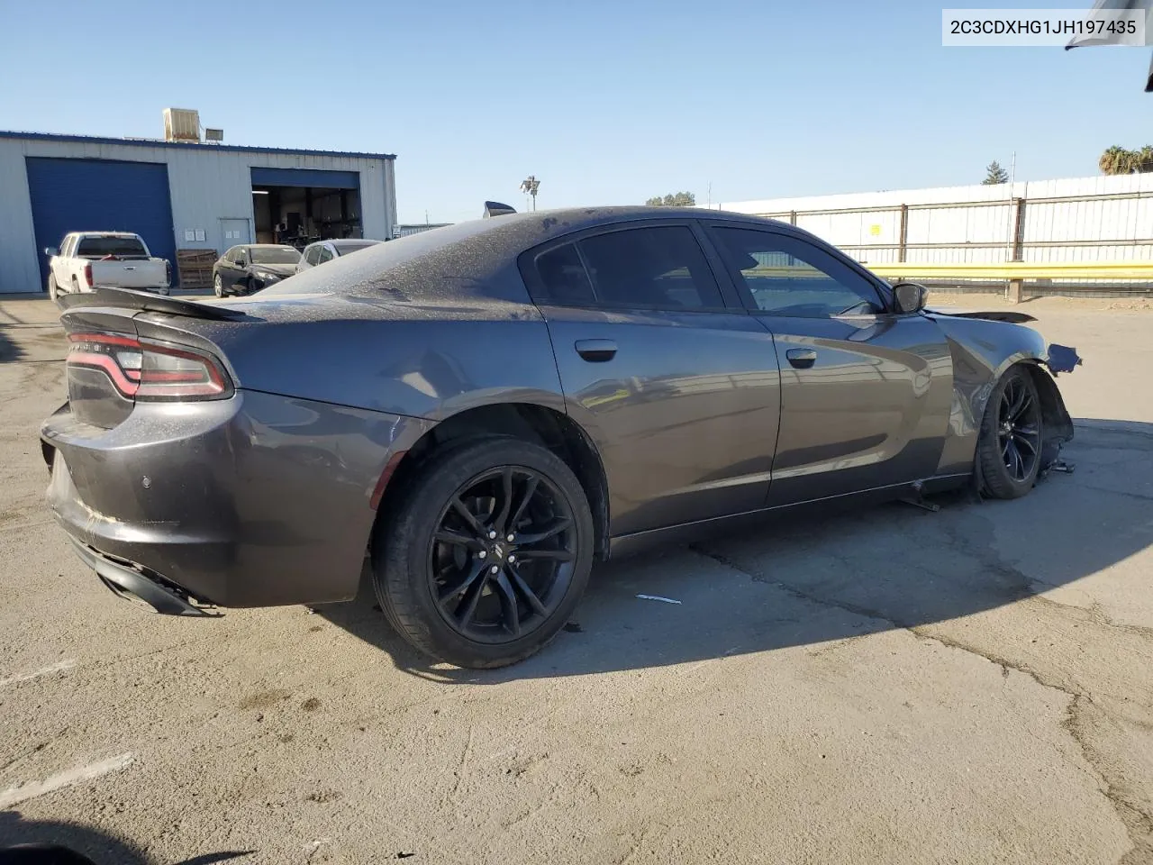 2018 Dodge Charger Sxt Plus VIN: 2C3CDXHG1JH197435 Lot: 72980194