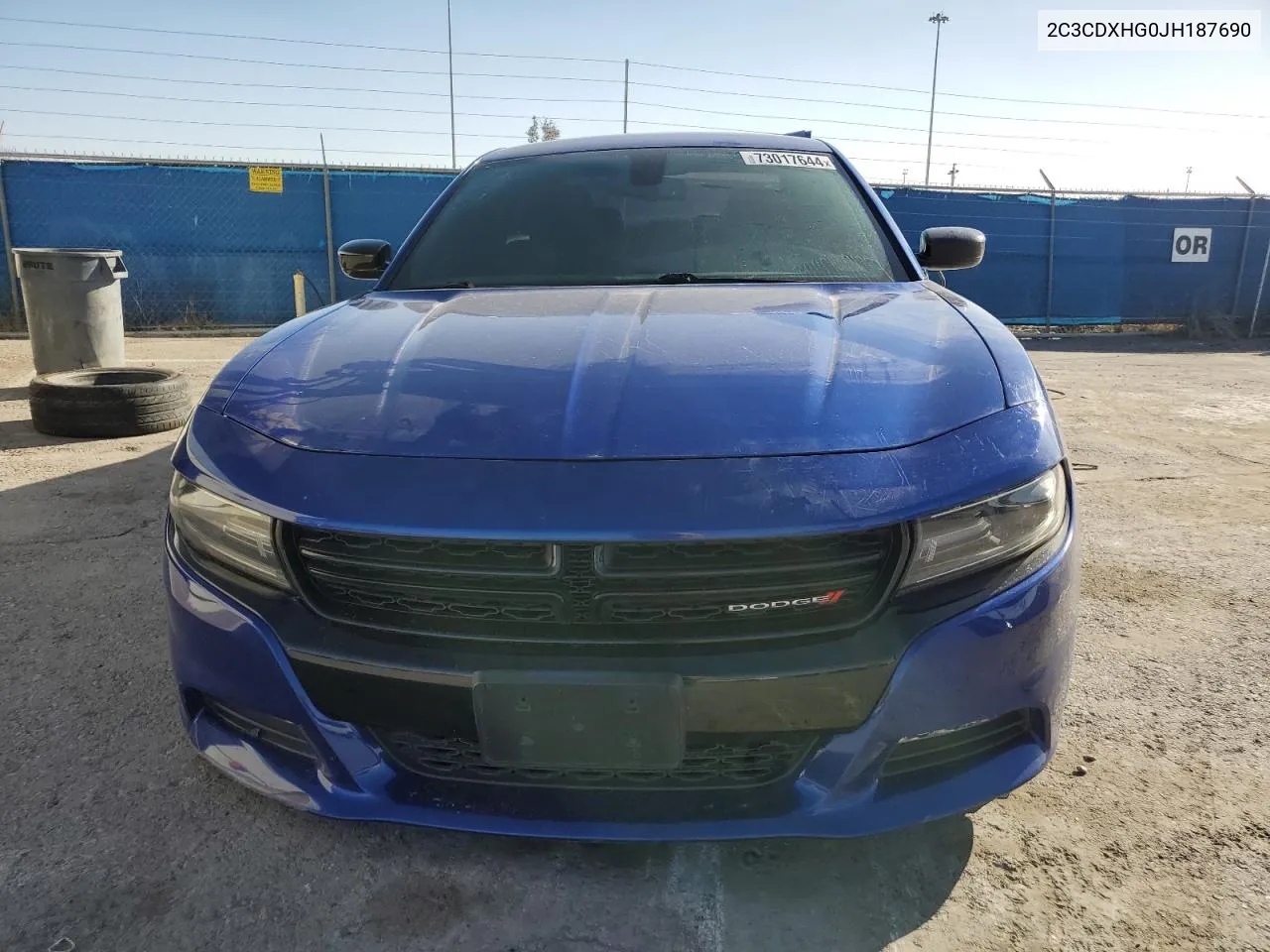 2C3CDXHG0JH187690 2018 Dodge Charger Sxt Plus