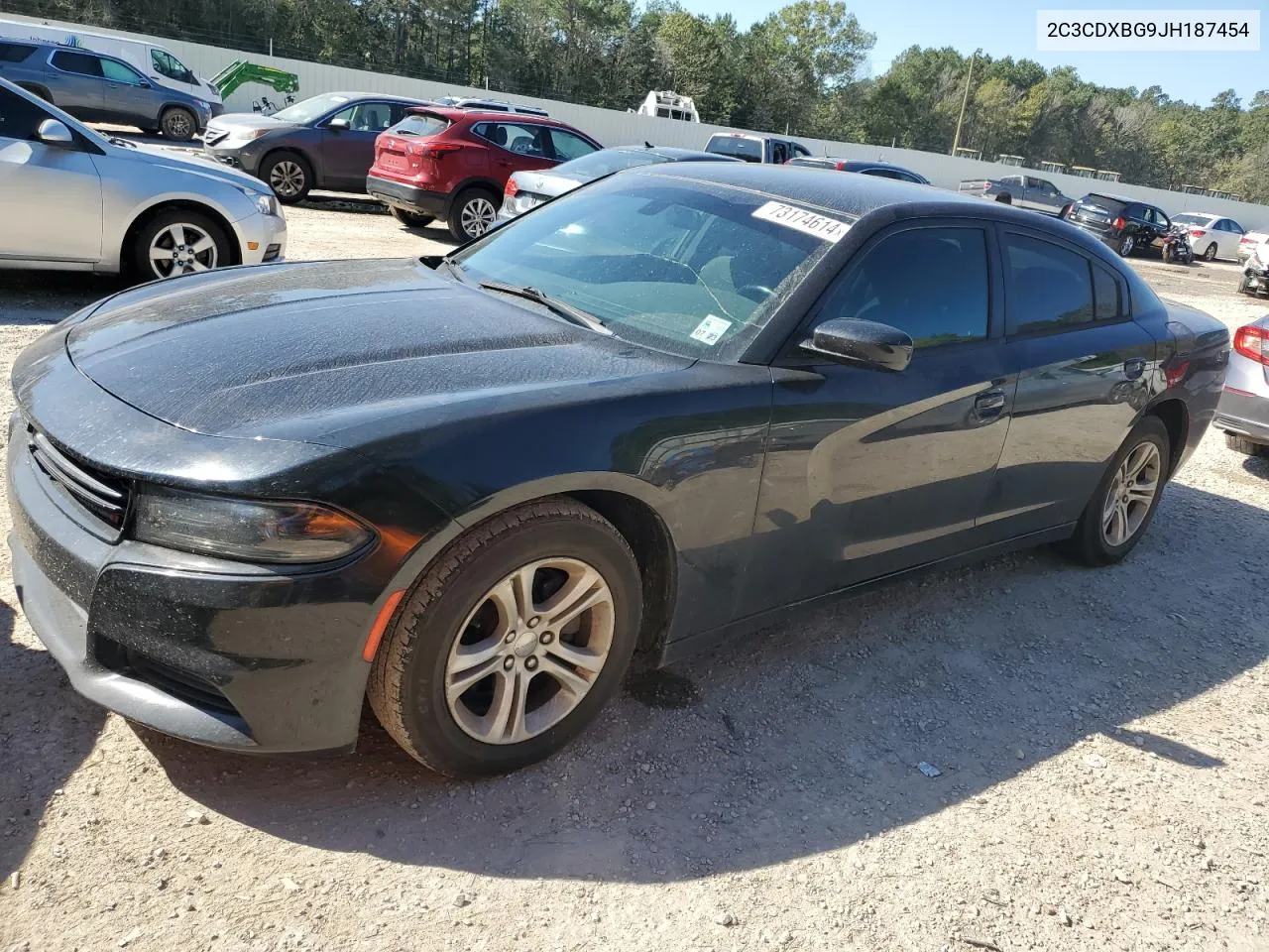 2018 Dodge Charger Sxt VIN: 2C3CDXBG9JH187454 Lot: 73174614