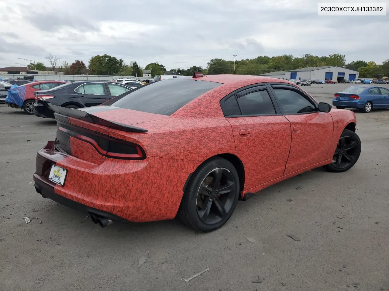 2018 Dodge Charger R/T VIN: 2C3CDXCTXJH133382 Lot: 73210404