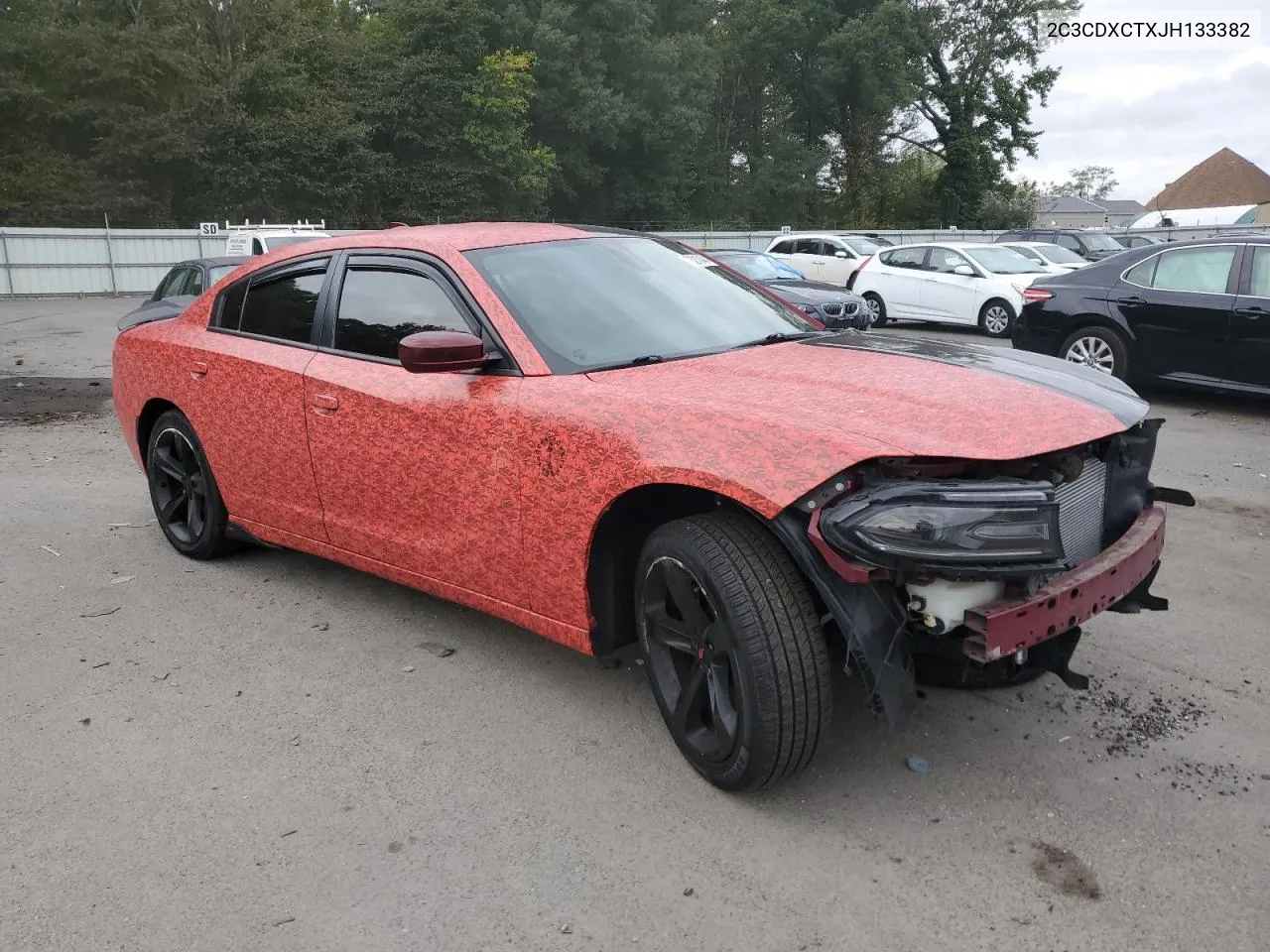 2018 Dodge Charger R/T VIN: 2C3CDXCTXJH133382 Lot: 73210404