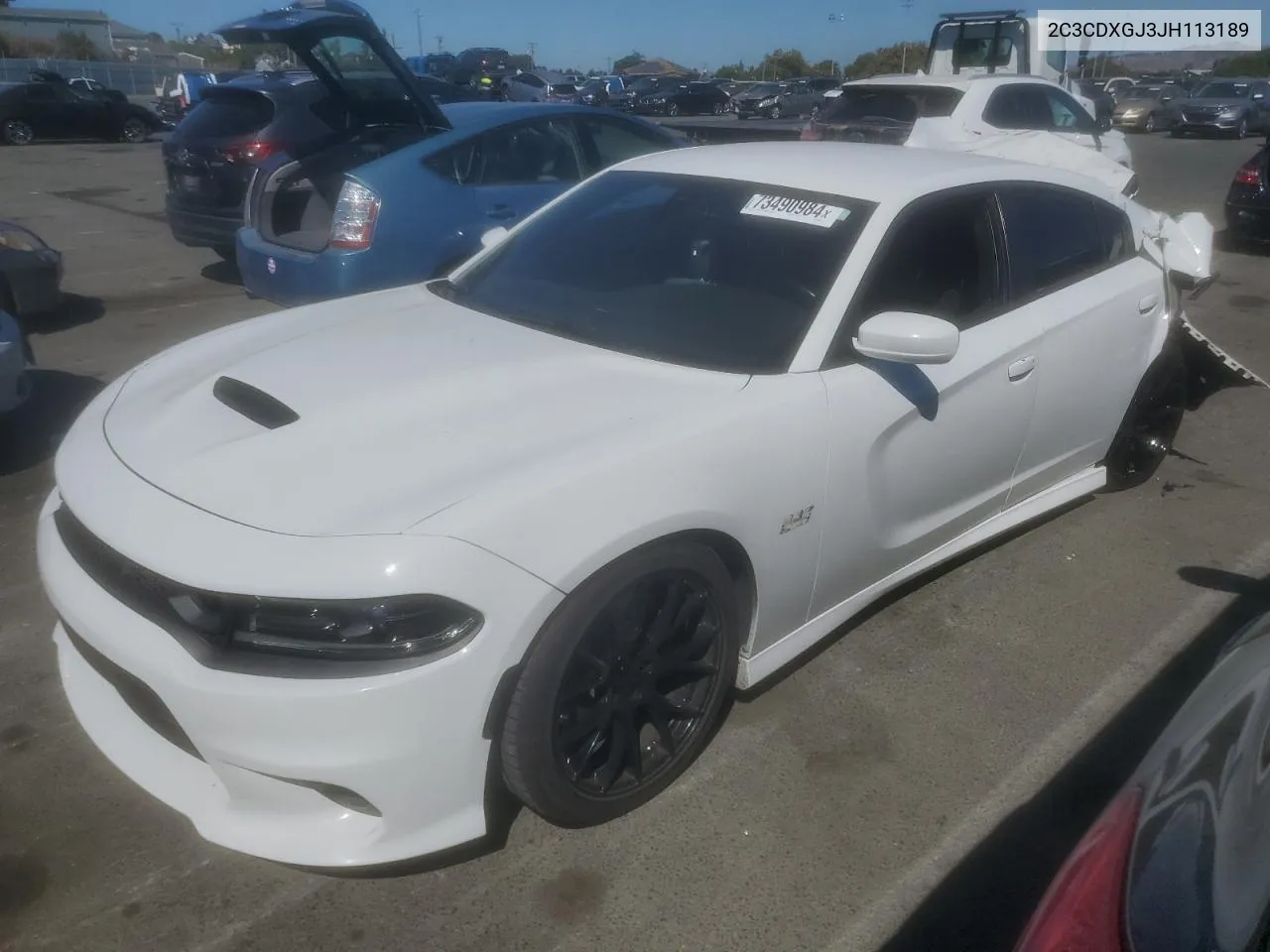 2018 Dodge Charger R/T 392 VIN: 2C3CDXGJ3JH113189 Lot: 73490984