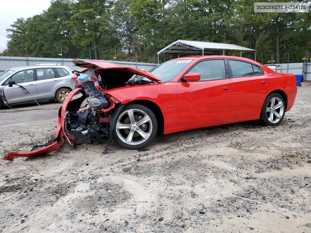 2018 Dodge Charger R/T VIN: 2C3CDXCT2JH224176 Lot: 73539334