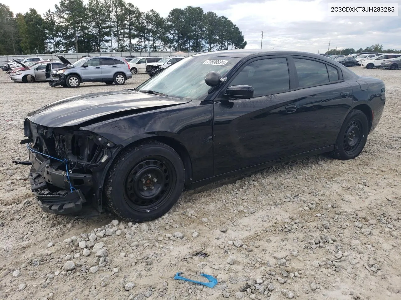 2018 Dodge Charger Police VIN: 2C3CDXKT3JH283285 Lot: 73638994