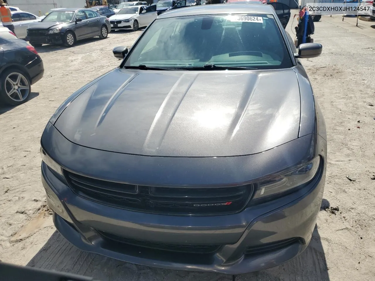 2018 Dodge Charger Sxt Plus VIN: 2C3CDXHGXJH124547 Lot: 73690624