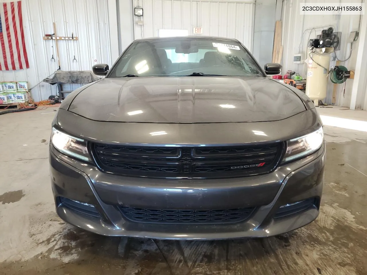 2C3CDXHGXJH155863 2018 Dodge Charger Sxt Plus