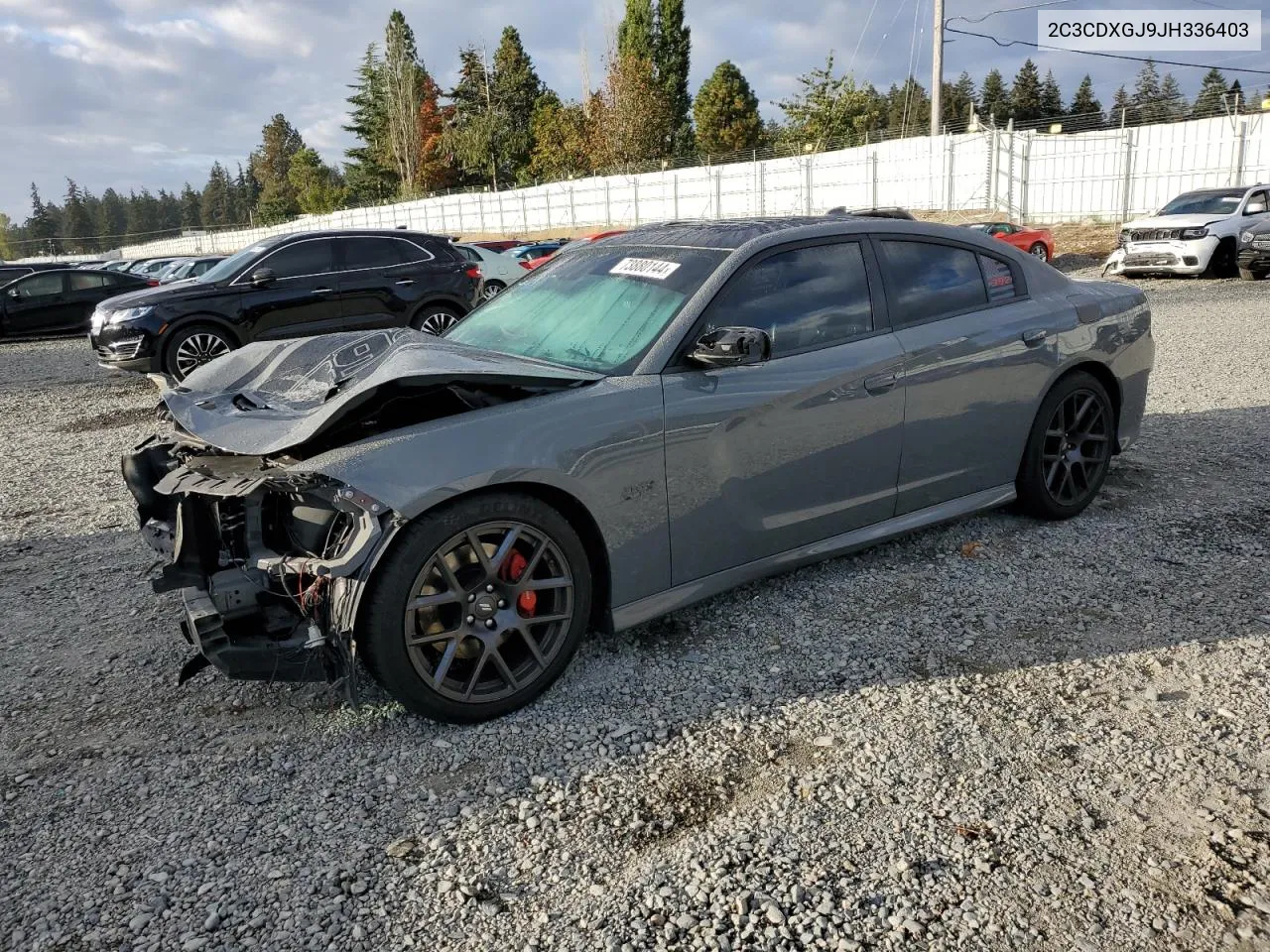 2018 Dodge Charger R/T 392 VIN: 2C3CDXGJ9JH336403 Lot: 73880144