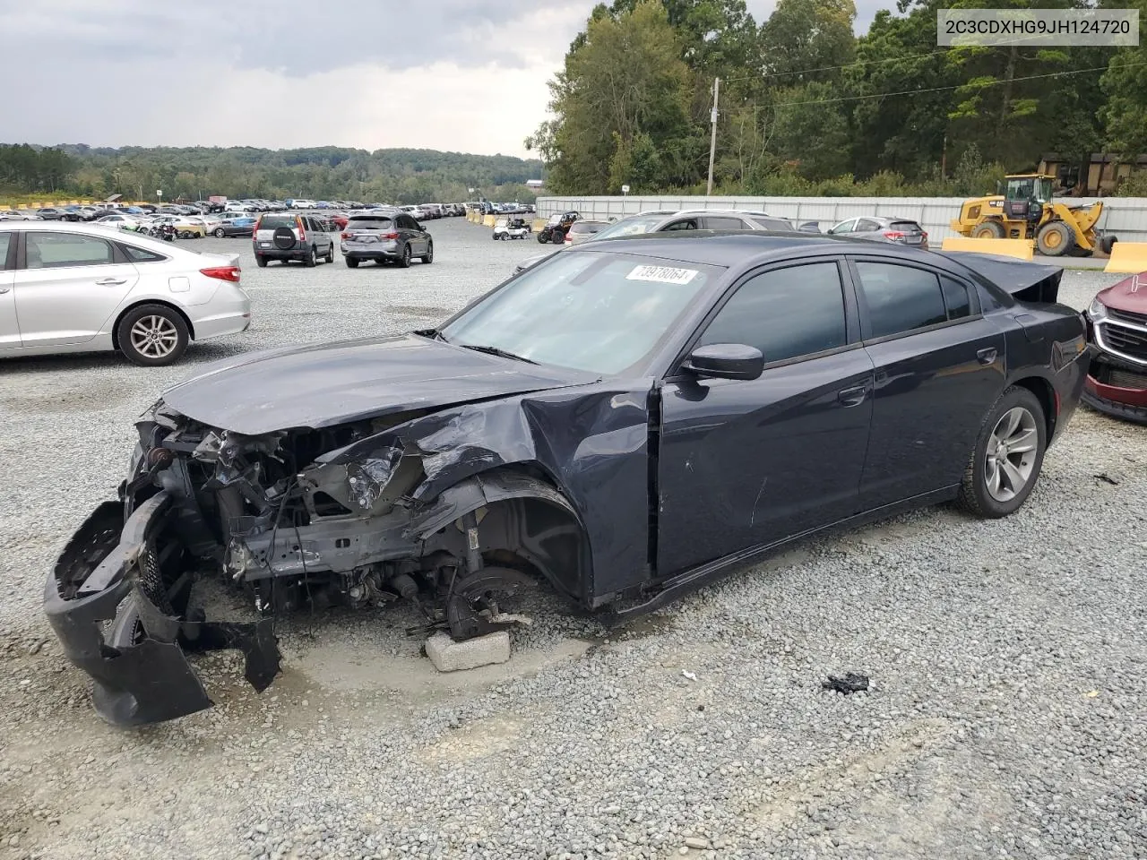 2018 Dodge Charger Sxt Plus VIN: 2C3CDXHG9JH124720 Lot: 73978064