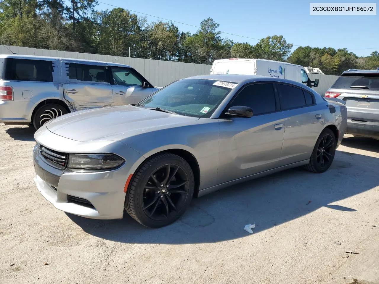 2018 Dodge Charger Sxt VIN: 2C3CDXBG1JH186072 Lot: 73996814