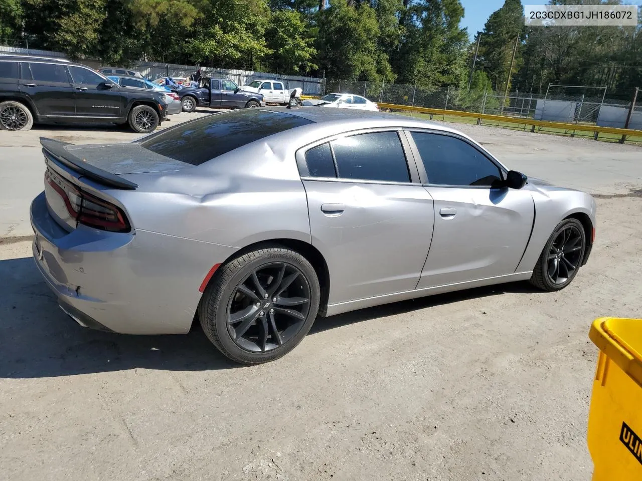 2018 Dodge Charger Sxt VIN: 2C3CDXBG1JH186072 Lot: 73996814