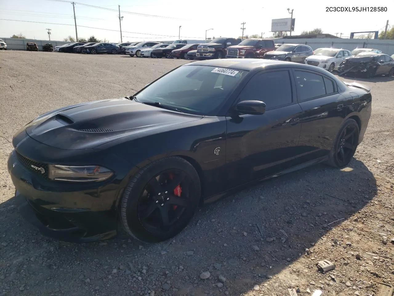 2C3CDXL95JH128580 2018 Dodge Charger Srt Hellcat